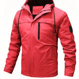 Jachetă Ușoară - Formă Slim cu Glugă și Rezistentă la Apă