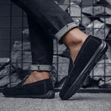 Mocasi - Forma Slip On cu Detaliu în Cordon și Ajustare Sigură