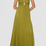 Eden – Rochie Maxi de Damă Elegantă cu Decupaj