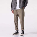 Satoko - Pantaloni din catifea kaki