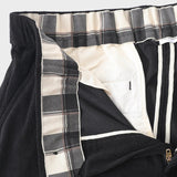 Satoko - Pantaloni din catifea neagră