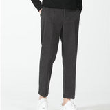 Osaka - Pantaloni casual din bumbac Negru