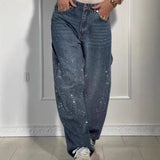 Raphaelle | Pantaloni Cargo Denim Trendy cu Stele