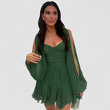 Mirela – Rochie Mini de Damă Elegantă cu Decolteu Inimă