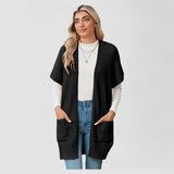 Cristina | Cardigan tricotat ușor cu deschidere frontală