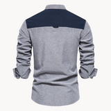 Cămașă Oxford – Țesătură Texturată și Flux de Aer Respirabil