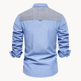 Cămașă Oxford – Țesătură Texturată și Flux de Aer Respirabil