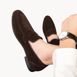 Pantofi Penny Loafers - Slip On Mat și Talpă Ușoară