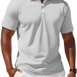 Cămașă Polo – Croială Clasică & Amestec Respirabil Menține Răcoarea