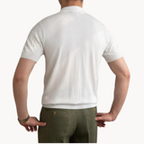 Polo – Amestec Texturat de Jacquard și Croială Slim