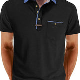 Cămașă Polo - Amestec de Poliester cu Închidere cu Buton & Confort Răcoros