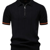 Cămașă Polo – Amestec de Poliester cu Croială Ajustată și Respirabilă