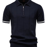 Cămașă Polo – Amestec de Poliester cu Croială Ajustată și Respirabilă