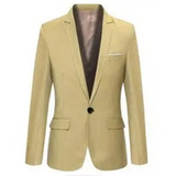 Blazer din amestec de poliester - Croi slim și mișcare ușoară