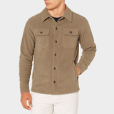 Palton din Amestec de Poliester - Guler Căzut și Croială Ajustată