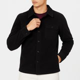 Palton din Amestec de Poliester - Guler Căzut și Croială Ajustată