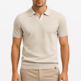 Cămașă Polo din Amestec de Poliester - Material Texturat și Flux de Aer Ușor