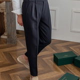 Pantaloni din Amestec de Poliester - Ajustare Streamlined și Menținerea Formei