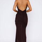 Freya – Rochie de Damă Maxi Elegantă cu Decolteu și Fustă Plisată