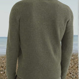 Pulover cu fermoar 1/4 – Guler structurat și mișcare ușoară