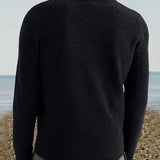 Pulover cu fermoar 1/4 – Guler structurat și mișcare ușoară