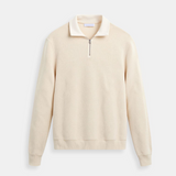 Hanorac cu Guler Înalt și Fermoar - Fir Mixat