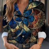 Regine | Bluză elegantă cu imprimeu floral