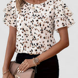 Regina | Bluză modernă cu volane playful