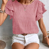 Charmaine | Bluză lejeră cu volane vesele