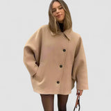 VESPER – Mantou de Damă Elegant Lung Oversized din Țesătură Călduroasă