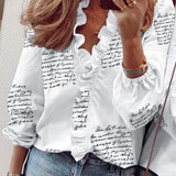 Enola | Bluză elegantă cu volane playful