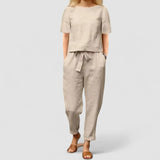 Lili | Set de lenjerie din in în două piese