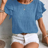 Charmaine | Bluză lejeră cu volane vesele