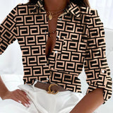 Freya | Bluză la modă cu imprimeu artistic