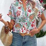 Loraine | Bluză vibrantă cu imprimeu jucăuș