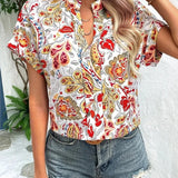 Loraine | Bluză vibrantă cu imprimeu jucăuș