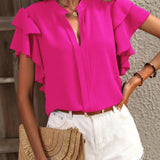 Amira | Bluză elegantă cu mâneci decorative