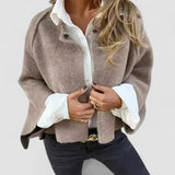 Layla - Cardigan din lână cu guler rotund