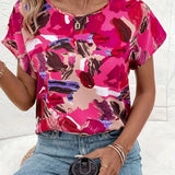 Trudy – Bluză de Damă Elegantă cu Imprimeu Colorat