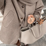 Camilla - Palton din lână oversized, atemporal