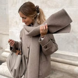 Camilla - Palton din lână oversized, atemporal