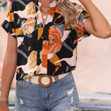 Loraine | Bluză vibrantă cu imprimeu jucăuș