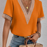 Davina | Bluză elegantă cu detalii de dantelă luxoasă