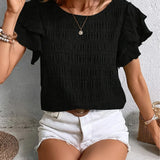 Charmaine | Bluză lejeră cu volane vesele