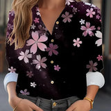 Regine | Bluză elegantă cu design floral