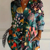 Annika | Bluză vibrantă cu imprimeu jucăuș