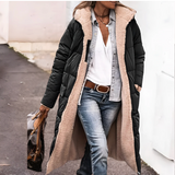 Arana – Parka de Damă Dublă cu Căptușeală Sherpa și Stil Matlasat