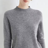 LALEI | Pulover Confortabil din Lână cu Guler Înalt