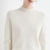 LALEI | Pulover Confortabil din Lână cu Guler Înalt