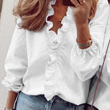 Enola | Bluză drăguță cu volane amuzante